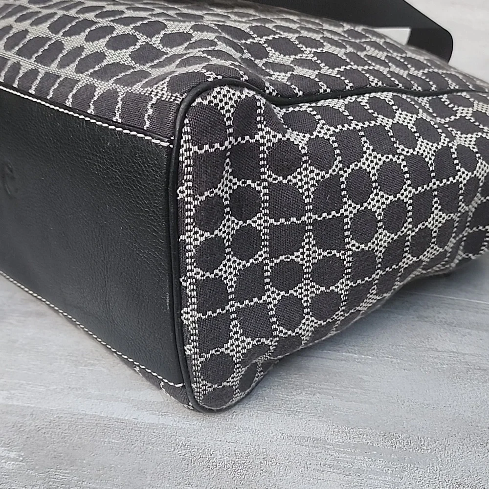 Kate Spade Black and White Geometric Diaper Bag